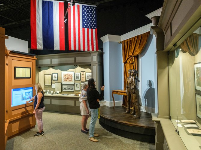 Siamese Twins Museum Mount Airy NC Eng and Chang Bunker